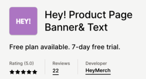 This app can help you improve your product page by adding eye-catching banners, icons, labels, and text. With just a few clicks, you can draw attention to your products by showcasing discount badges, best seller labels, customer reviews, promotion banners, coupon codes, and sale banners for each item on your product page.